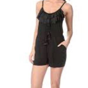 Black comfy romper size S
